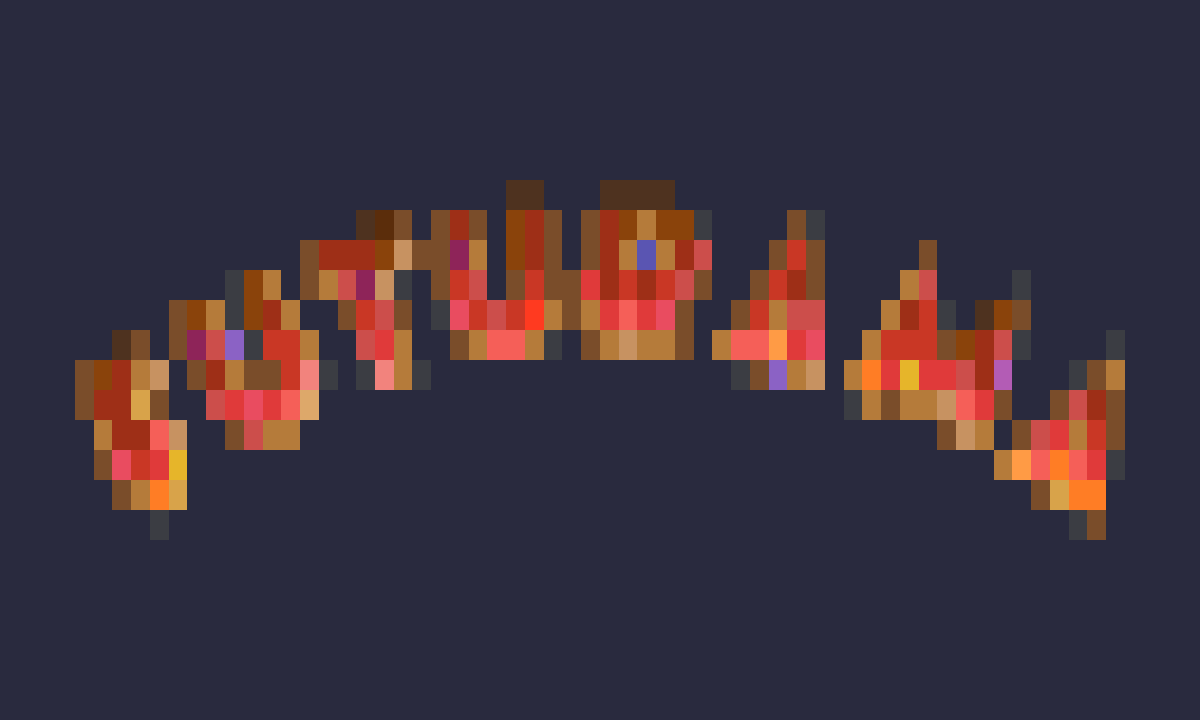 Processed pixel grid logo reference based on a Futurama source image