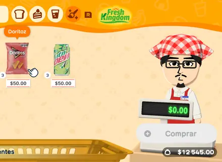 Tomodachi Life food texture screenshot from the TomoTexture GitHub repository